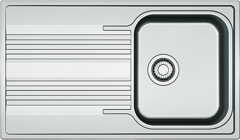 INBOUW SPOELTAFEL SMART FRANKE 1 BAK+VERLEK 86X50 INCLUSIEF AFLOOPSYSTEEM OMKEERBAAR