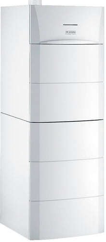 Condenserende vloerketel met onderstaande boiler 160L calora tower gas 24,1KW all-in-one