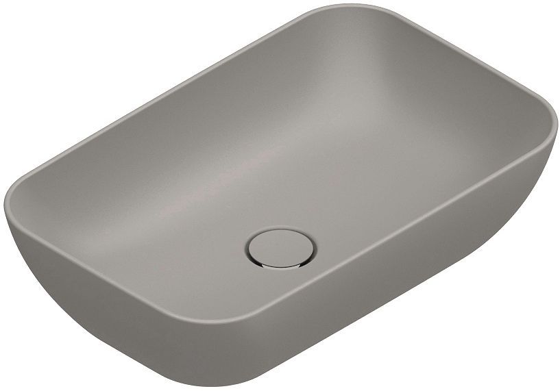 Opbouwlavabo Green catalano cataglaze+ 60X38 H15 zonder overloop tortora satinato