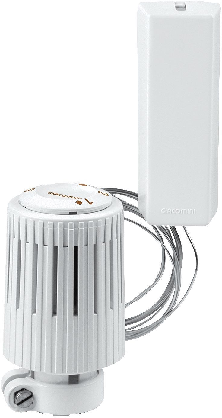 Thermostaatkop+afstandsvoeler giacomini vloeistof 10M