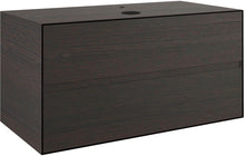 SOUS MEUBLE 2 TIROIRS+ TABLET POUR LAVABO A POSER CENTRAL TENSO 90CM TENSO +TROU ROBINET WENGE