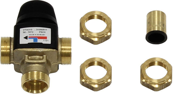VANNE MELANGEUR THERMOSTATIQUE SOLAIRE POUR AUROSTEP 30-70°C