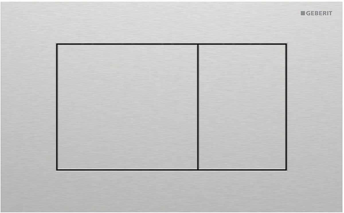 Duwplaat 2-TOETS SIGMA40 hoekig Geberit inox