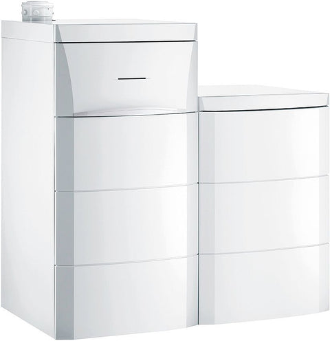 Condenserende vloerketel met naaststaande boiler 160L calora tower oil 29,4KW Next to