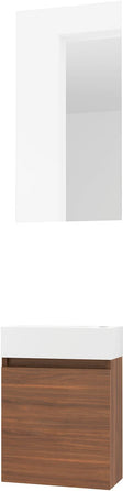 Handenwasser form mini solid/ 1 deur/ spiegel notelaar