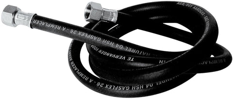 Volledige gasdarm ff +moer 1/2"- 75CM