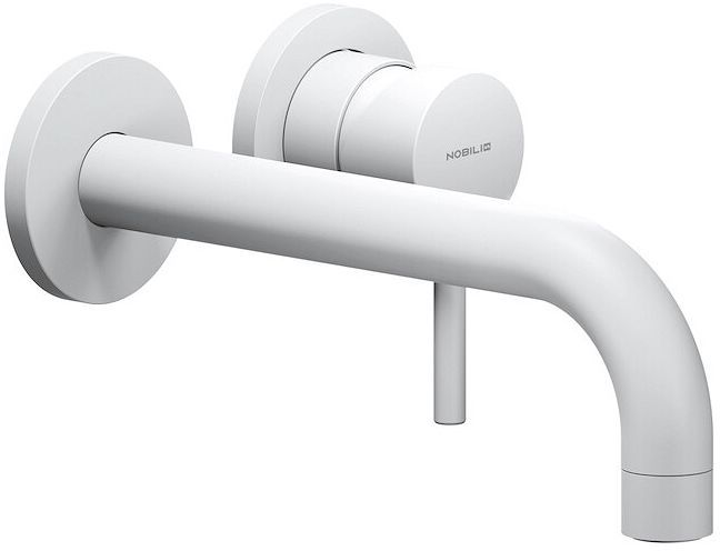 Afwerkset 1GREEP mengkraan lavabo live nobili 200MM mat wit