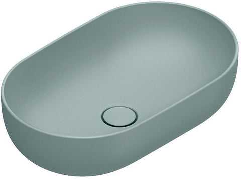 Opbouwlavabo sfera catalano cataglaze+ 60X37 H16 zonder overloop acqua satinato