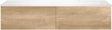 ONDERBOUW COFFEE 2 LADES 140 EIKEN DECOR KASJMIER+WASTAFEL RECHTS WIT