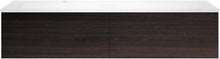 ONDERBOUW COFFEE 2 LADES 140 EIK DECOR MOKKA+WASTAFEL LINKS MAT WIT