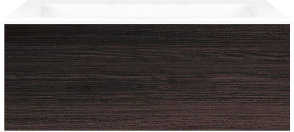 SOUS MEUBLE COFFEE 1 TIROIR 80 CHENE DECOR MOKKA +LAVABO PORCELAINE SANS TROU ROBINET BLANC