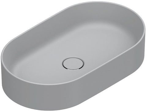 Opbouwlavabo Zero catalano cataglaze+ 60X35 H12 zonder overloop cemento satinato