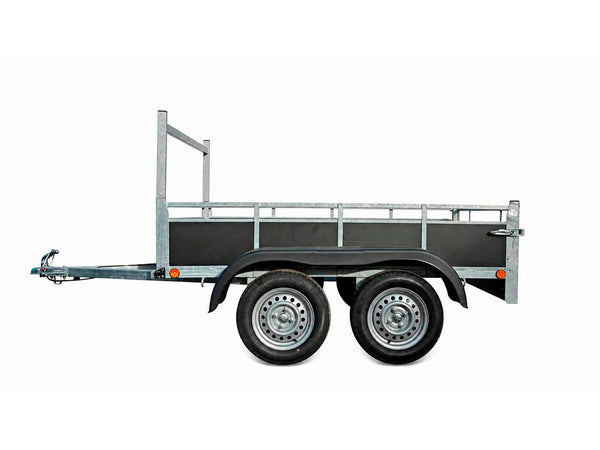 Remorque 225x132 cm double essieu