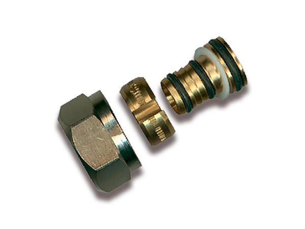 Saninstal Aansluitkoppeling buis 16x2 mm PVC