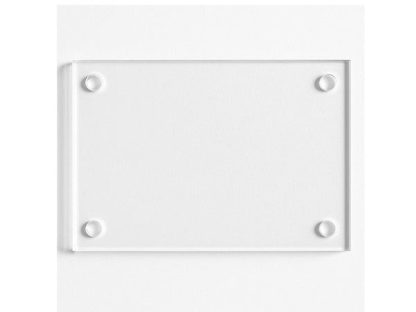 Acrylplaat met gaatjes 10x15 cm 5mm transparant