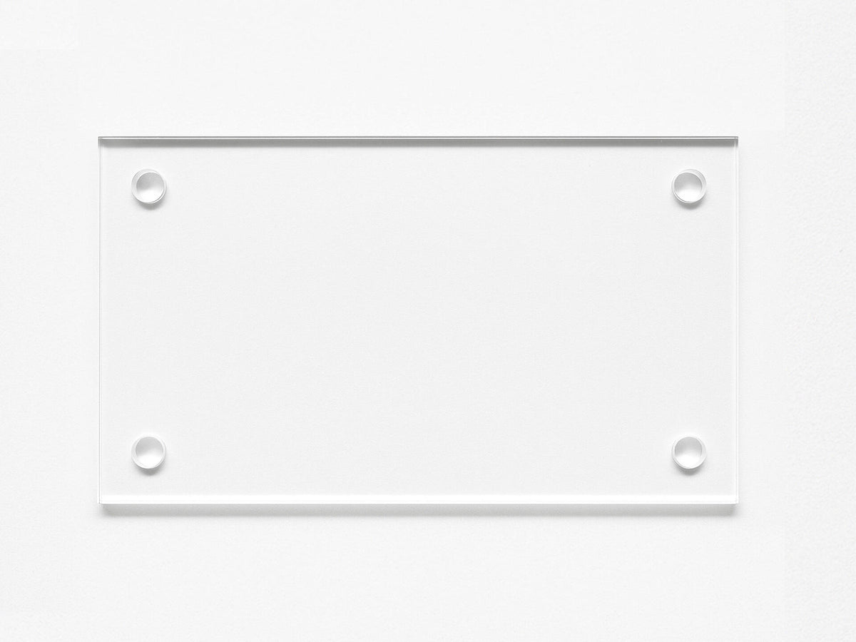 Acrylplaat met gaatjes 10x20 cm 5mm transparant