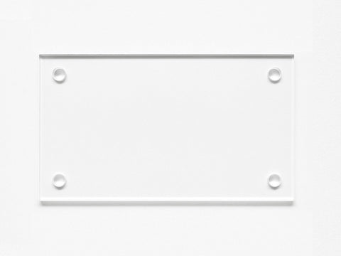 Acrylplaat met gaatjes 10x20 cm 5mm transparant, pictogrammen — SKU COLOS-974503, EAN 8718924742594