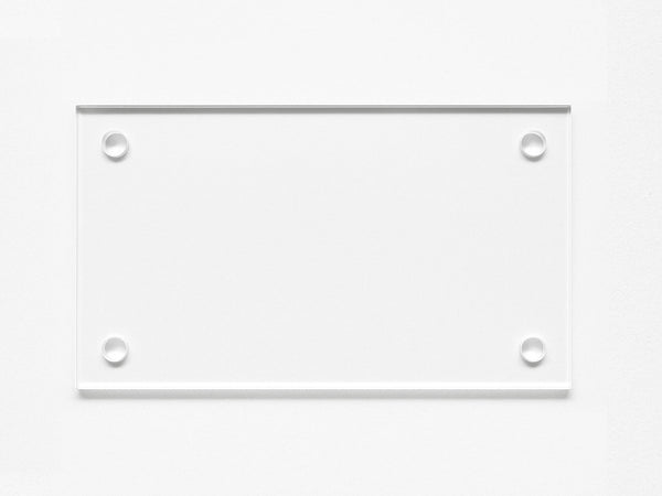 Acrylplaat met gaatjes 10x20 cm 5mm transparant