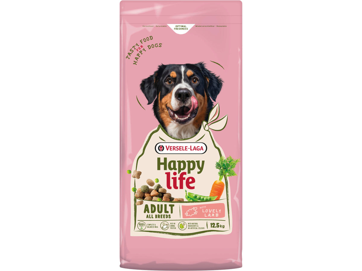 Happy Life Adult hondenvoer lam 12,5kg