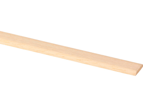 Afdeklijst 19x4 mm 270cm hardhout
