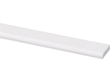 Afdeklijst 22x5 mm 270cm grenen gegrond wit