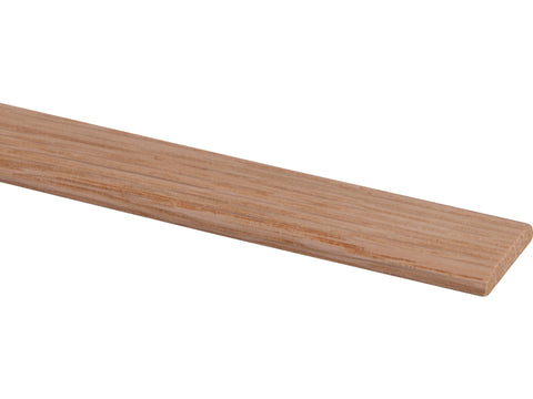 Afdeklijst 5x37 mm 240cm eik