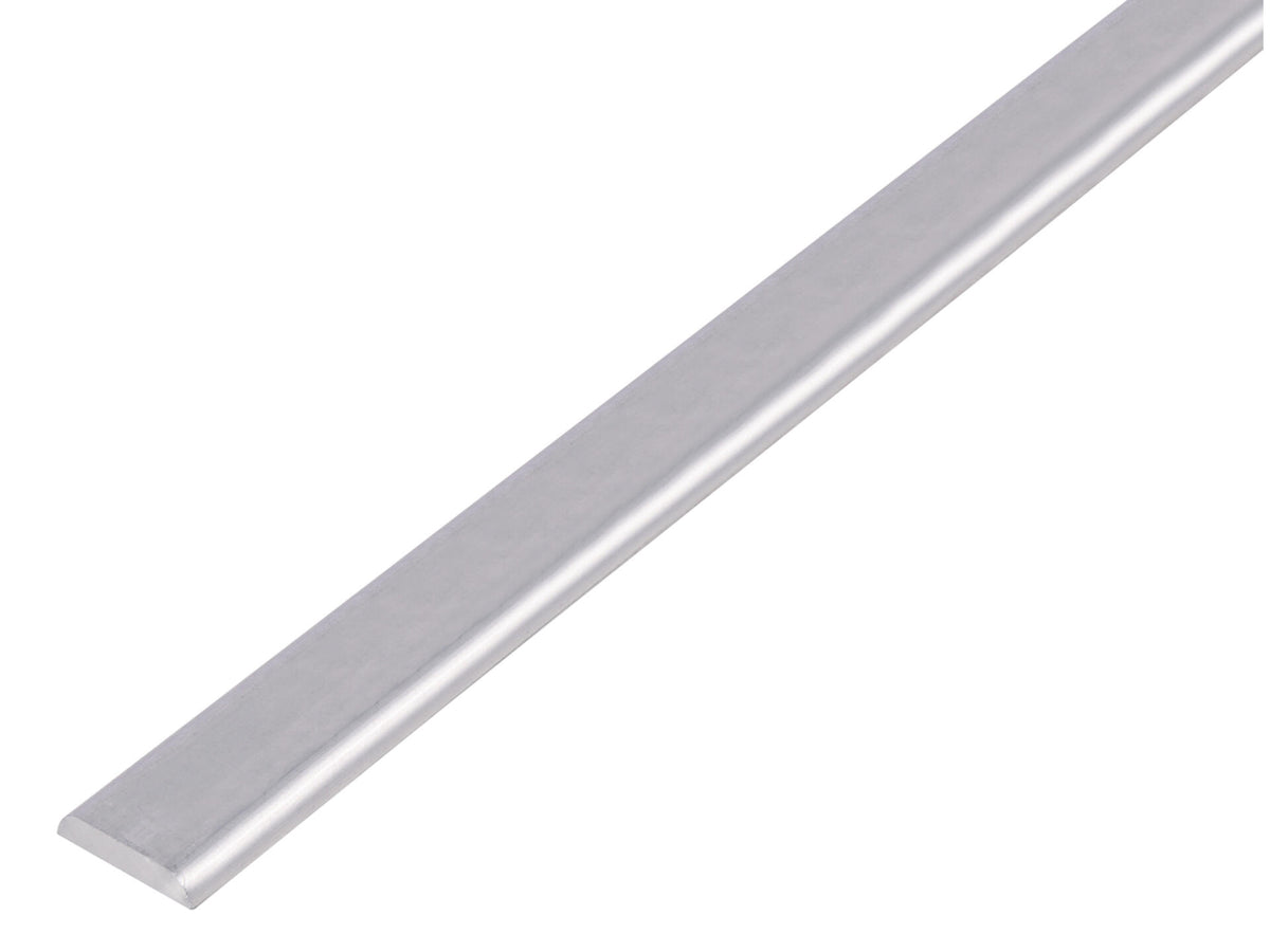 Afdeklijst afgerond 19x4 mm 100cm aluminium