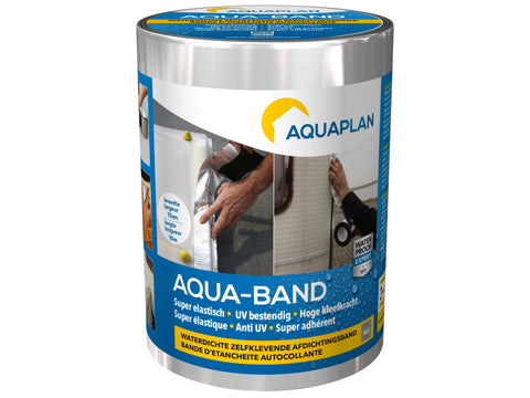 Aquaplan Afdichtingsband zelfklevend aluminium 100x15 cm