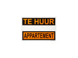 Affiche appartement te huur 33x23 cm