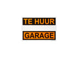 Affiche garage te huur 33x23 cm