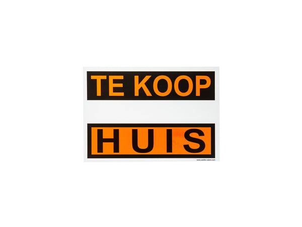 Affiche huis te koop 33x23 cm