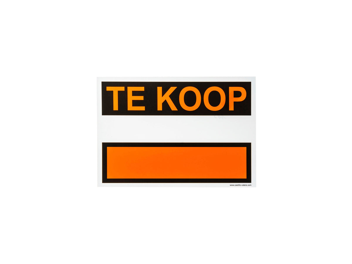 Affiche te koop 33x23 cm