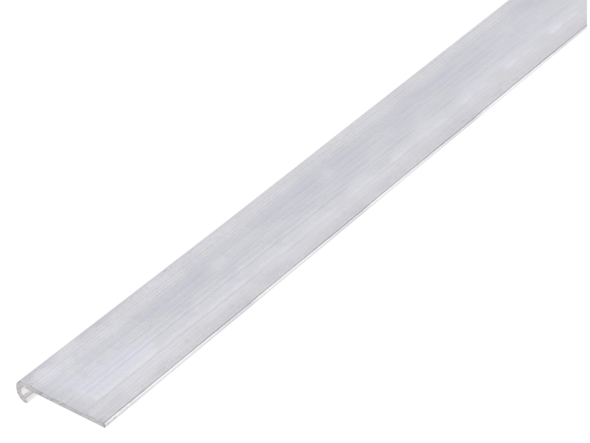 Afsluitprofiel rond 26x6x1,3 mm 100cm aluminium