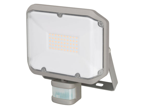 Brennenstuhl Alcinda projecteur LED 30W avec détecteur gris