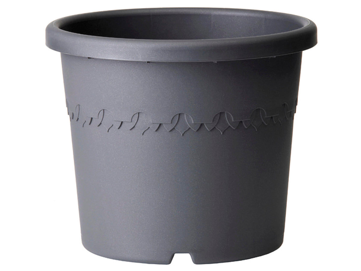 Algarve Cilindro Wheels bloempot 40cm antraciet