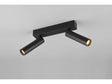 Trio Ambala barre de spots LED max 2x5 W noir mat