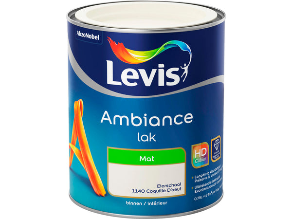 Levis Ambiance lak mat 0,75l eierschaal