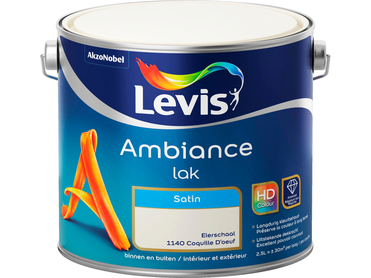 Levis Ambiance lak zijdeglans 2,5l eierschaal
