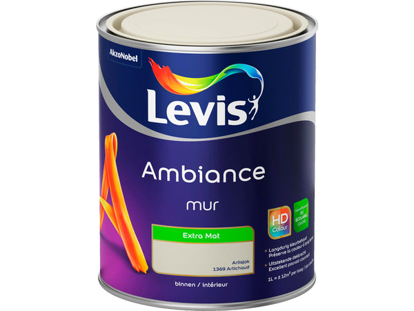 Levis Ambiance peinture murale extra mat 1l artichaut