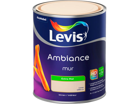 Levis Ambiance muurverf extra mat 1l linnen