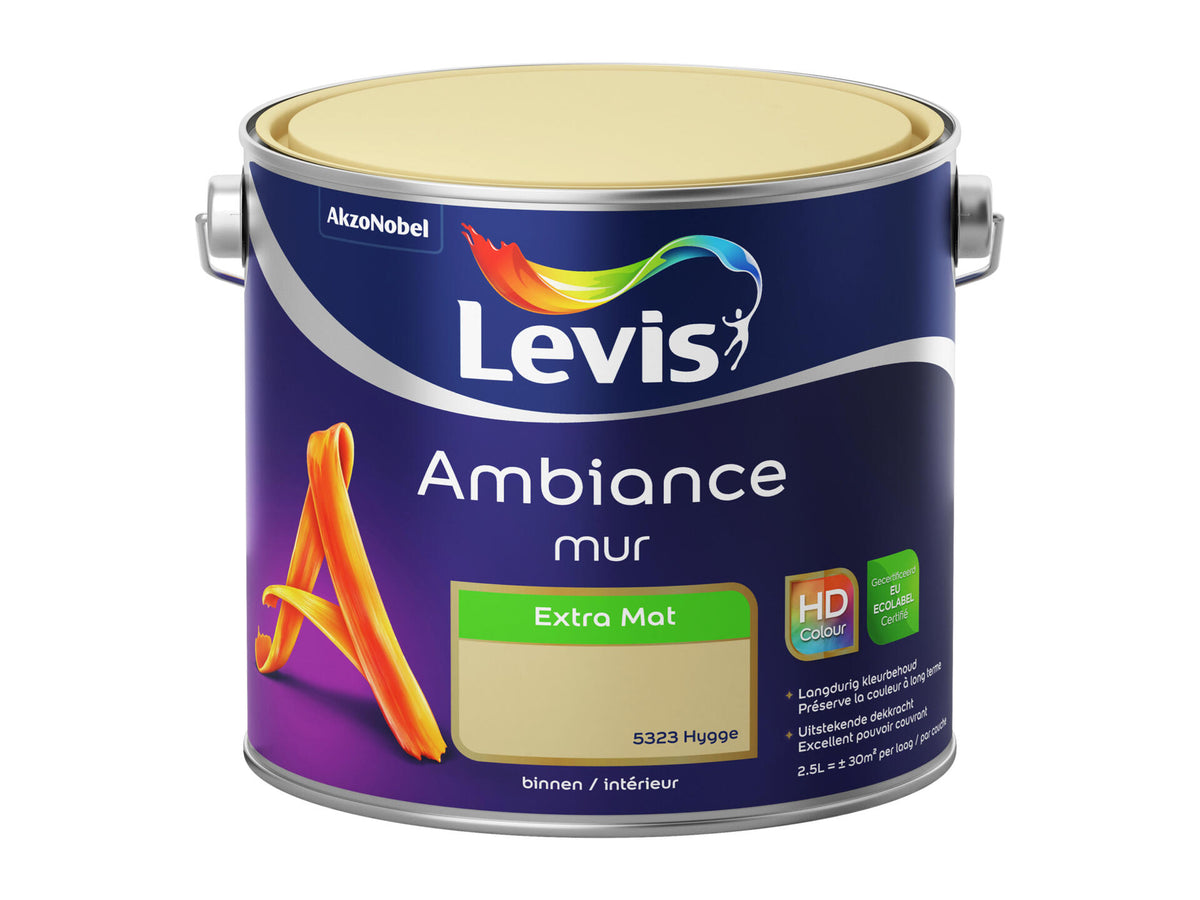 Levis Ambiance muurverf extra mat 2,5l hygge