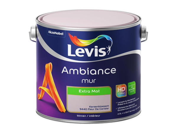 Levis Ambiance peinture murale extra mat 2,5l fleur de cerisier