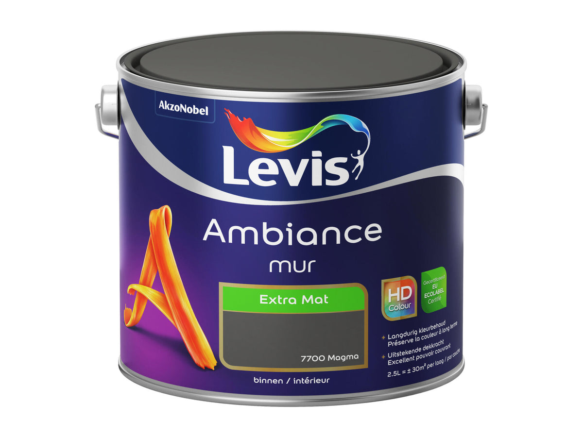 Levis Ambiance muurverf extra mat 2,5l magma
