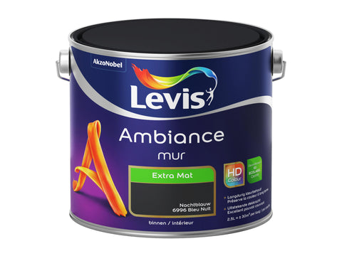 Levis Ambiance muurverf extra mat 2,5l nachtblauw