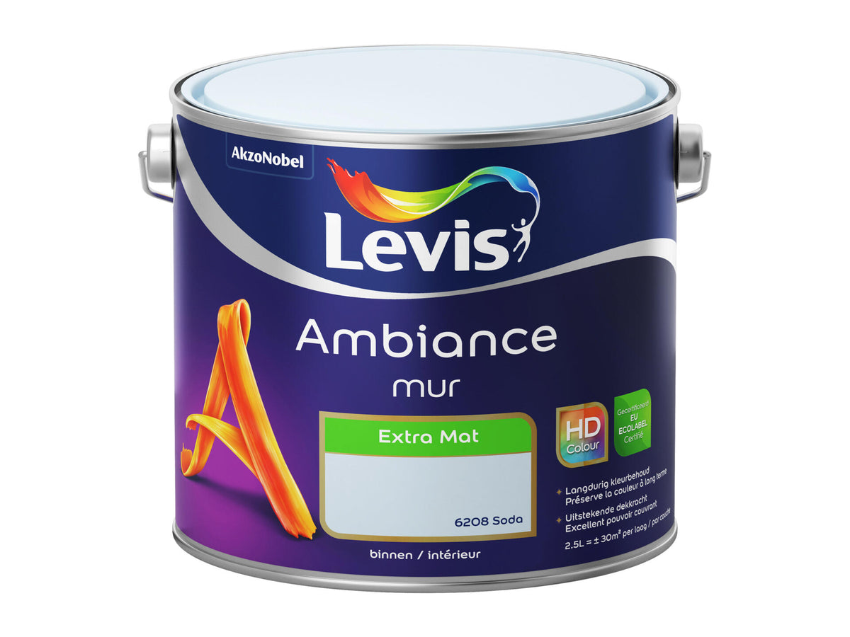 Levis Ambiance muurverf extra mat 2,5l soda
