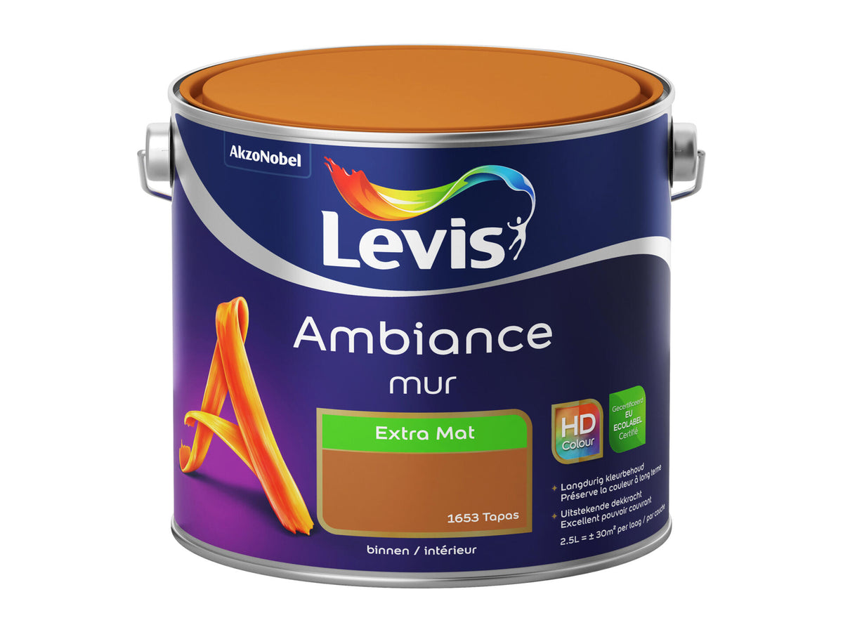 Levis Ambiance muurverf extra mat 2,5l tapas