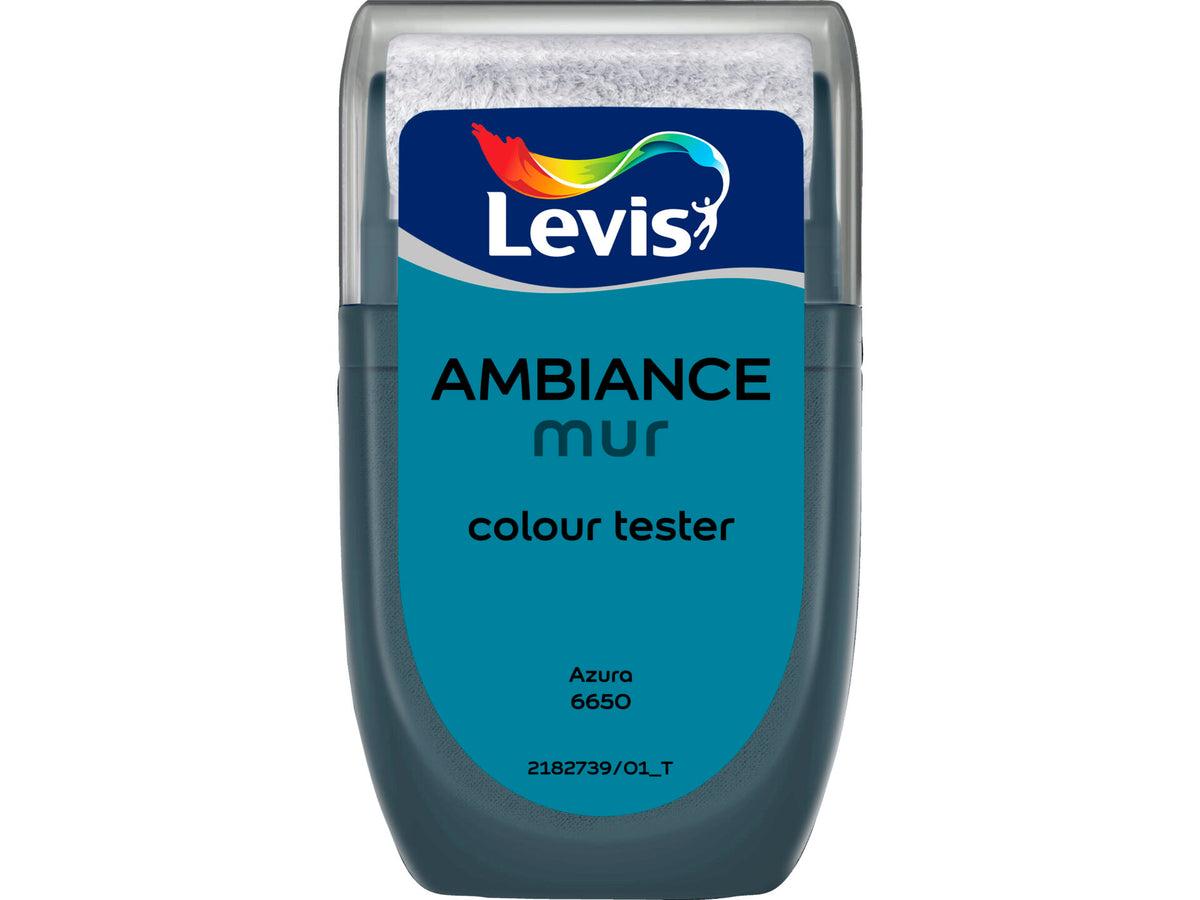 Levis Ambiance tester muurverf extra mat 30ml azura