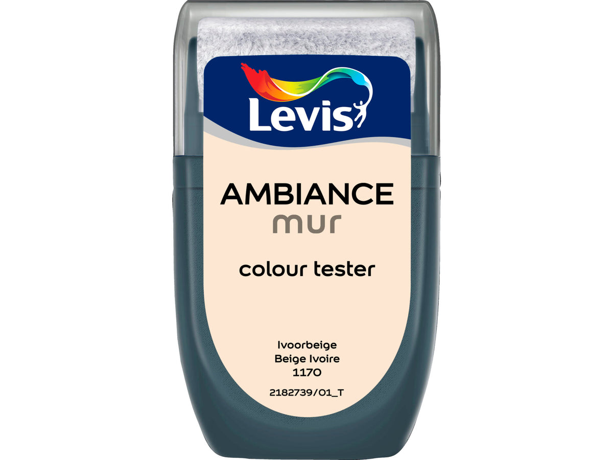 Levis Ambiance tester muurverf extra mat 30ml ivoorbeige