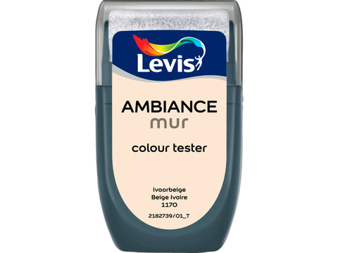Levis Ambiance tester muurverf extra mat 30ml ivoorbeige