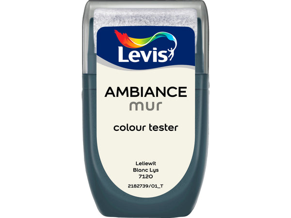 Levis Ambiance tester muurverf extra mat 30ml leliewit